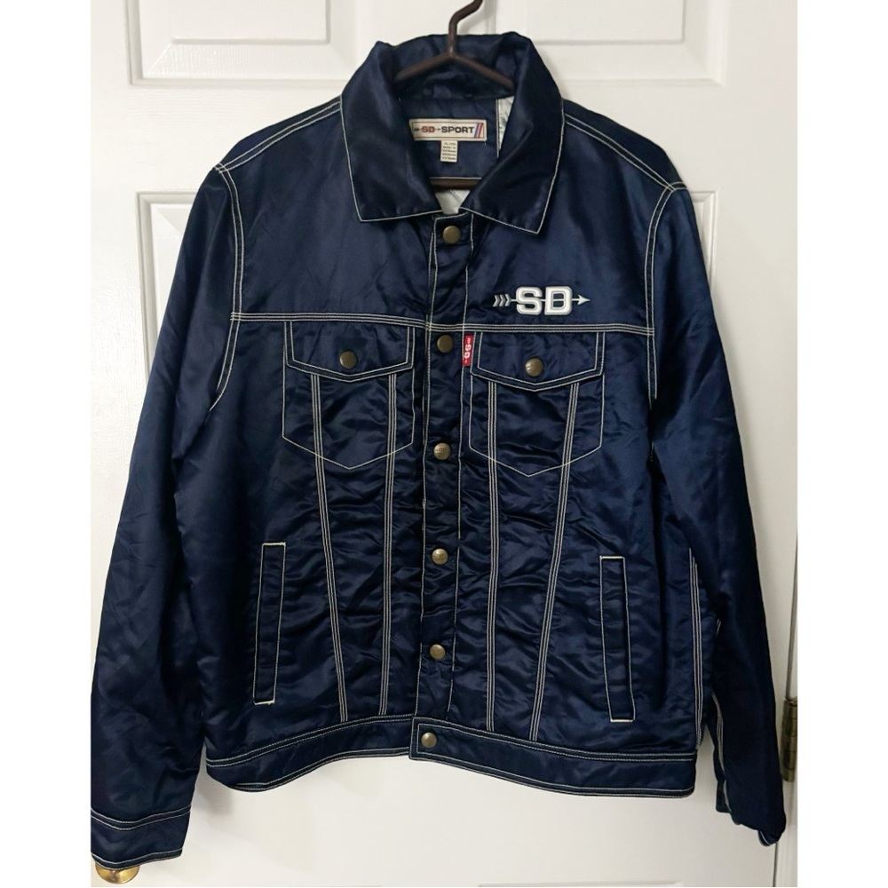 SD Collection New York Yankees RARE Jacket, Blue & White, Size XL